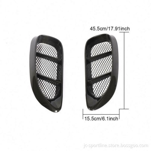 Carbon Fiber Side Bumper Vents for Porsche 718 Boxster/Cayman 2016-2018